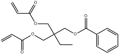 TRIMETHYLOLPROPANE BENZOATE DIACRYLATE Struktur