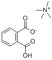 TETRAMETHYLAMMONIUM HYDROGEN PHTHALATE Struktur