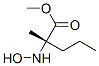 Norvaline,N-hydroxy-2-methyl-,methylester(9CI) Struktur