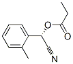 Benzeneacetonitrile, 2-methyl-alpha-(1-oxopropoxy)-, (alphaS)- (9CI) Struktur