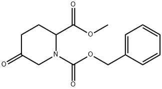 1-Cbz-5-oxo-piperidine-2-carboxylic acid methyl ester Struktur