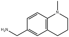 C-(1-METHYL-1,2,3,4-TETRAHYDRO-QUINOLIN-6-YL)-METHYLAMINE Struktur