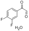 3,4-DIFLUOROPHENYLGLYOXAL HYDRATE Struktur