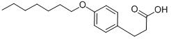 3-(4-(HEPTYLOXY)PHENYL)PROPANOIC ACID Struktur