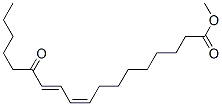 methyl (9Z,11E)-13-oxooctadeca-9,11-dienoate Struktur