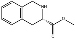 (S)-1,2,3,4-TETRAHYDRO-ISOQUINOLINE-3-CARBOXYLIC ACID METHYL ESTER Struktur