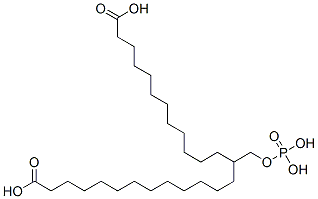 1-[(phosphonooxy)methyl]ethylene dilaurate Struktur