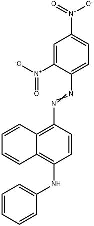 4-[(2,4-dinitrophenyl)azo]-N-phenylnaphthalen-1-amine Struktur