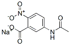 sodium 5-(acetylamino)-2-nitrobenzoate Struktur