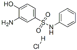 3-amino-4-hydroxy-N-phenylbenzenesulphonamide monohydrochloride Struktur