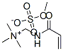 trimethyl[[(1-oxoallyl)amino]methyl]ammonium methyl sulphate Struktur