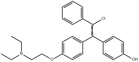 4-hydroxyclomiphene Struktur