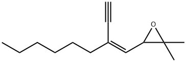 Oxirane, 3-[(1Z)-2-ethynyl-1-octenyl]-2,2-dimethyl- (9CI) Struktur