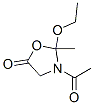 5-Oxazolidinone,  3-acetyl-2-ethoxy-2-methyl- Struktur