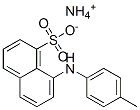 ammonium 8-(p-tolylamino)naphthalene-1-sulphonate Struktur