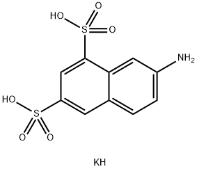 1,3-Naphthalenedisulfonic acid,7-amino-,potassium salt Struktur