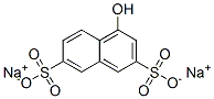 1-Naphthol-3,6-disulfonic acid, sodium salt Struktur