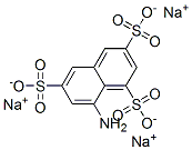 8-Amino-1,3,6-naphthalenetrisulfonic acid sodium salt Struktur