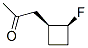 2-Propanone, 1-(2-fluorocyclobutyl)-, cis- (9CI) Struktur