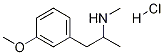 3-Methoxy MethaMphetaMine Hydrochloride Struktur