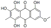 1,3,4,5-Tetrahydroxy-7-methoxy-2-methyl-9,10-anthracenedione Struktur