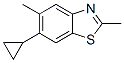 Benzothiazole, 6-cyclopropyl-2,5-dimethyl- (9CI) Struktur