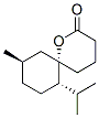 1-Oxaspiro[5.5]undecan-2-one,10-methyl-7-(1-methylethyl)-,(6S,7S,10R)-(9CI) Struktur