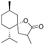 1-Oxaspiro[4.5]decan-2-one,3,9-dimethyl-6-(1-methylethyl)-,(5R,6S,9R)-(9CI) Struktur