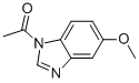 1H-BENZIMIDAZOLE, 1-ACETYL-5-METHOXY- Struktur