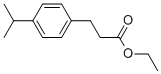 3-(4-ISOPROPYL-PHENYL)-PROPIONIC ACID ETHYL ESTER Struktur