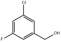 3-CHLORO-5-FLUOROBENZYL ALCOHOL Struktur