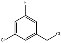 1-CHLORO-3-(CHLOROMETHYL)-5-FLUOROBENZENE Struktur