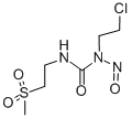 N'-(2-chloroethyl)-N-(2-(methylsulfonyl)ethyl)-N'-nitrosourea Struktur