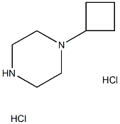 1-Cyclobutyl-piperazine dihydrochloride Struktur