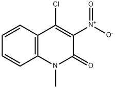 4-Chloro-1-methyl-3-nitro-1H-quinolin-2-one Struktur