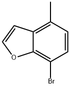 Benzofuran, 7-bromo-4-methyl- (9CI) Struktur