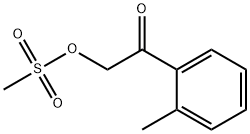 Ethanone, 1-(2-methylphenyl)-2-[(methylsulfonyl)oxy]- (9CI) Struktur