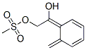 1,2-Ethanediol,1-(6-methylene-2,4-cyclohexadien-1-ylidene)-,2-methanesulfonate(9CI) Struktur