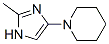 Piperidine,  1-(2-methyl-1H-imidazol-4-yl)-  (9CI) Struktur