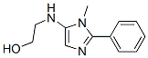 Ethanol, 2-[(1-methyl-2-phenyl-1H-imidazol-5-yl)amino]- (9CI) Struktur