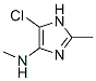 1H-Imidazol-4-amine,  5-chloro-N,2-dimethyl- Struktur