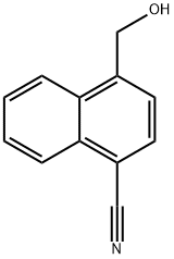 4-(HYDROXYMETHYL)NAPHTHALENE-1-CARBONITRILE Struktur