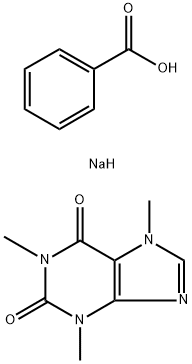 CAFFEINE-SODIUM BENZOATE Struktur