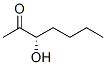 2-Heptanone, 3-hydroxy-, (3S)- (9CI) Struktur