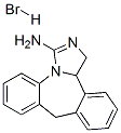 3-Amino-9,13b-dihydro-1H-dibenzo(c,f)imidazo(1,5-a)azepine hydrobromid e Struktur