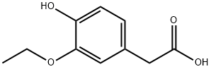 3-ETHOXY-4-HYDROXYPHENYLACETIC ACID Struktur