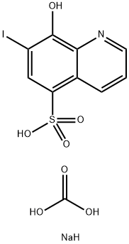 8-Hydroxy-7-iodo-5-quinolinesulfonic acid Struktur