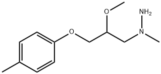 Hydrazine, 1-[2-methoxy-3-(4-methylphenoxy)propyl]-1-methyl- (9CI) Struktur