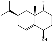 1-Naphthalenol,1,2,3,4,4a,5,6,7-octahydro-4,4a-dimethyl-6-(1-methylethyl)-,(1R,4R,4aR,6R)-(9CI) Struktur