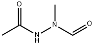 1-acetyl-2-methyl-2-formylhydrazine Struktur